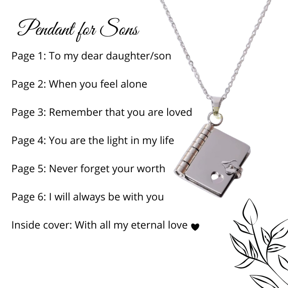 Didiray - Colgante chapado en oro de 14 quilates "Para mi querida hija (hijo)". Un regalo de joyería significativo para cumpleaños, graduación u ocasiones especiales. Acabado premium reforzado, brillo duradero.