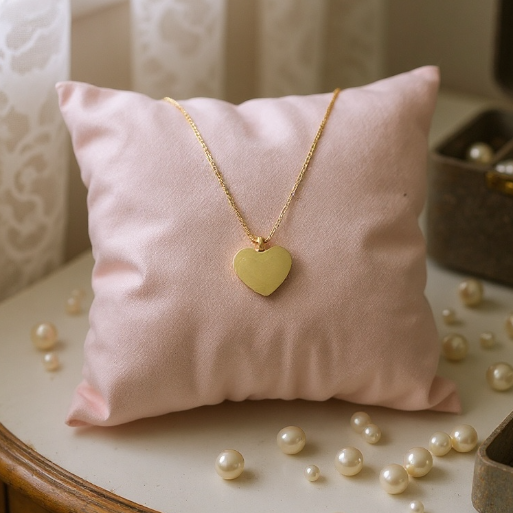 Didiray 14k, acabado premium, chapado en oro. Delicado collar de corazón personalizado con eslabones cubanos, con foto o texto, brillo duradero. Joya duradera, regalo para familiares, amigos y parejas.