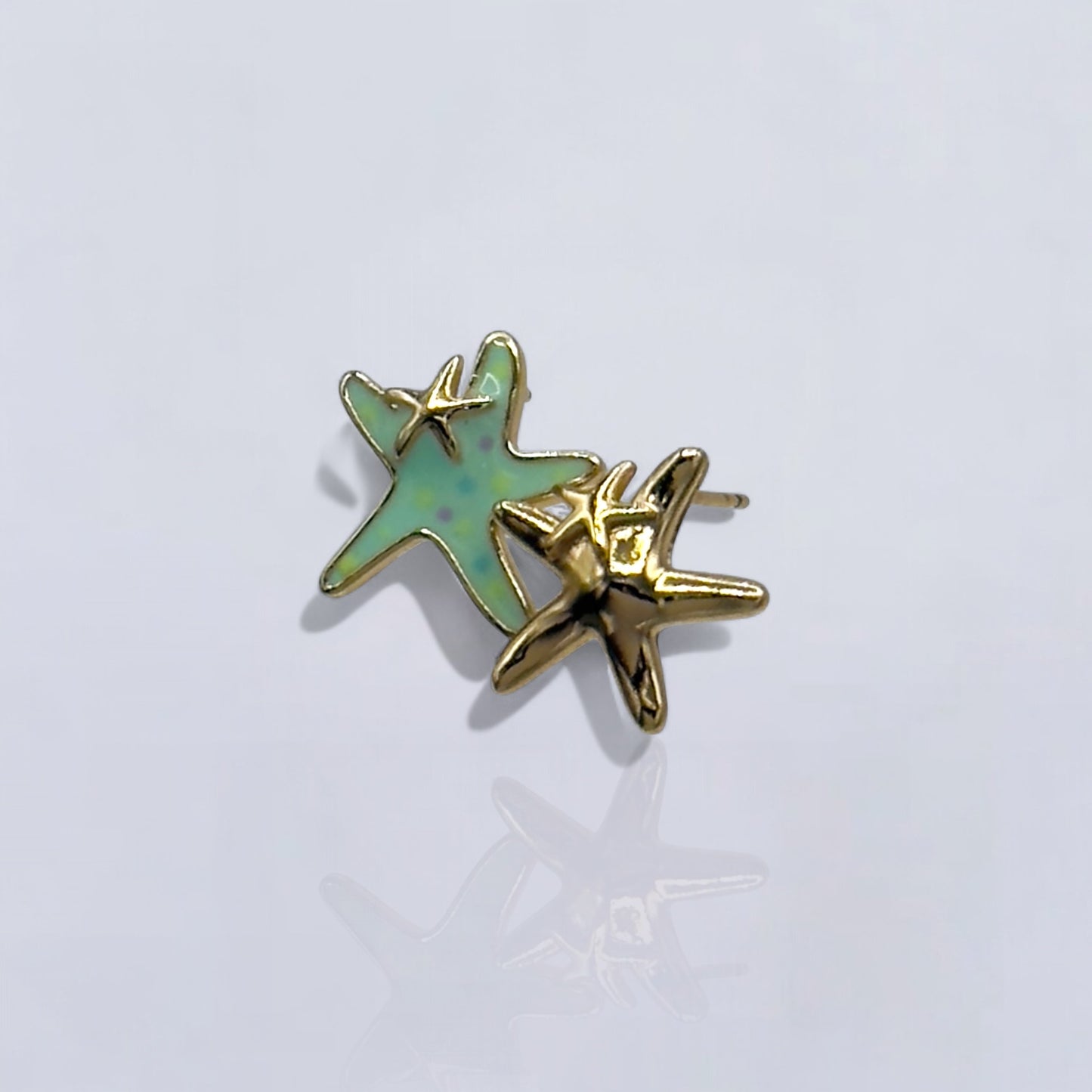 Pendientes de estrella Didiray chapados en oro de 14 quilates con revestimiento de metal duradero, regalo para tu mejor amiga.