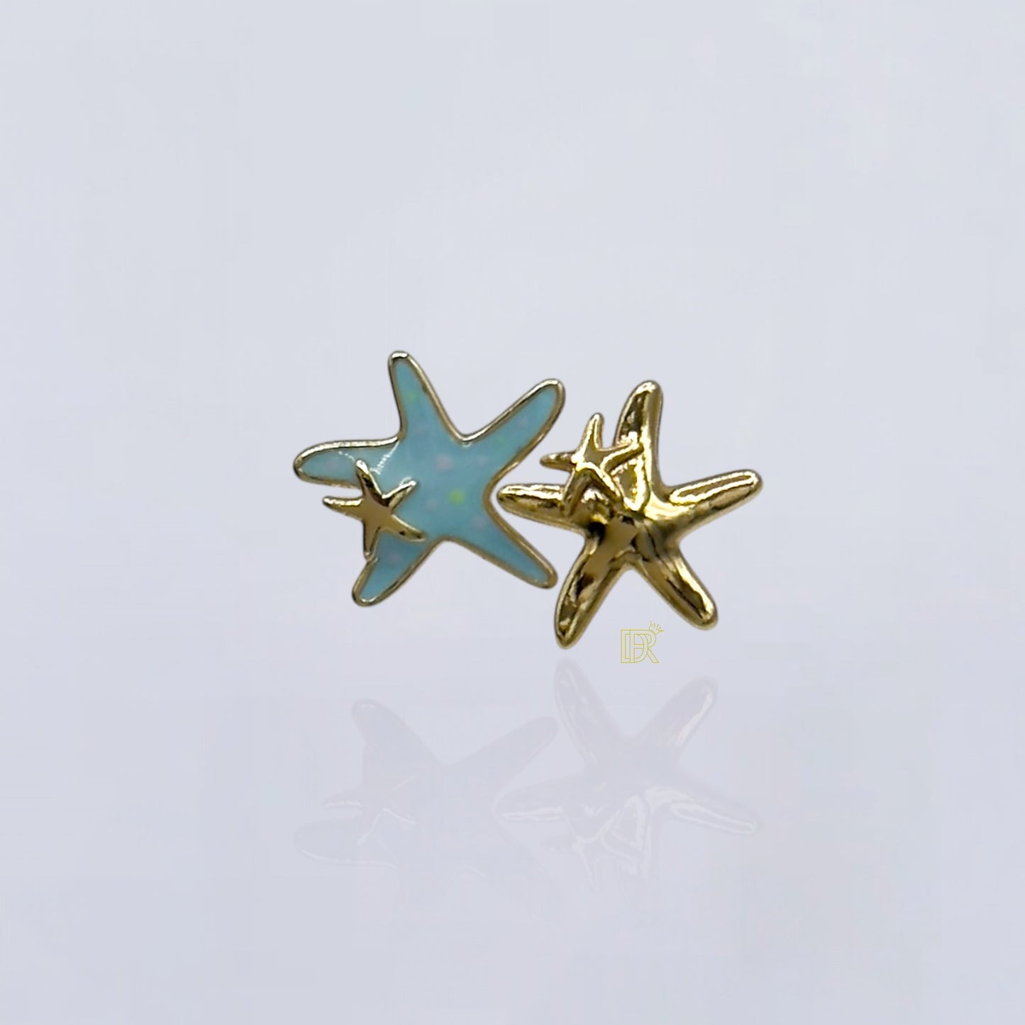 Pendientes de estrella Didiray chapados en oro de 14 quilates con revestimiento de metal duradero, regalo para tu mejor amiga.