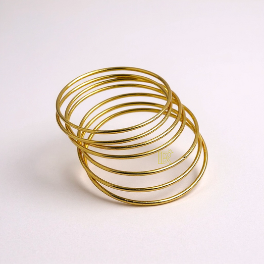 DIDIRAY chapada en oro de 14 k, set de 7 pulseras ,semanario unisex acabado premium reforzado, joyería de brillo duradero.