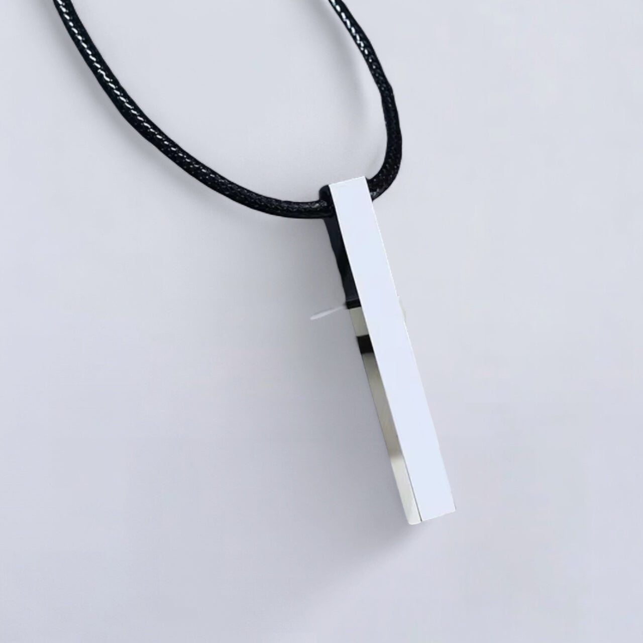 Didiray collar de hombre con dije de acero inoxidable,para personalizar, grabar, para regalos o uso diario