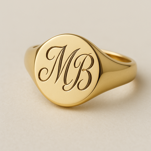 Anillo con Iniciales