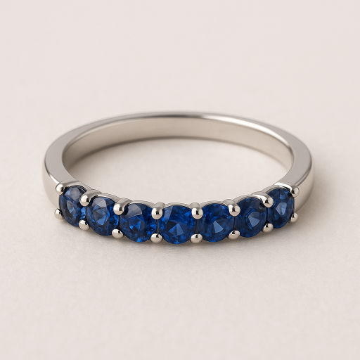 Anillo Media Alianza Zafiros