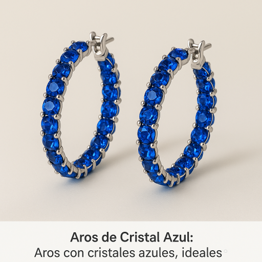 Aros de Cristal Azul