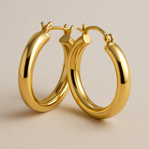 Aros de Oro Amarillo