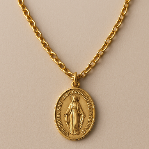 Collar Medalla Virgen