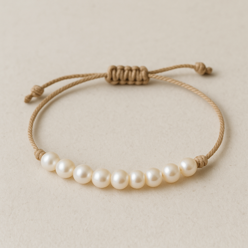 Pulsera Ajustable con Perlas