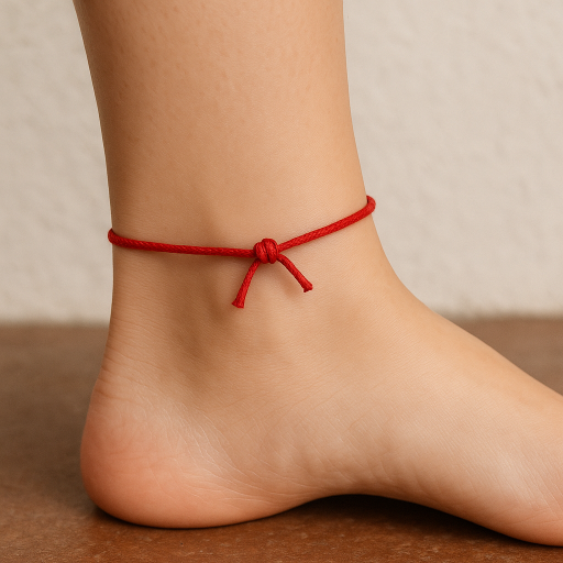 Tobillera de Hilo Rojo