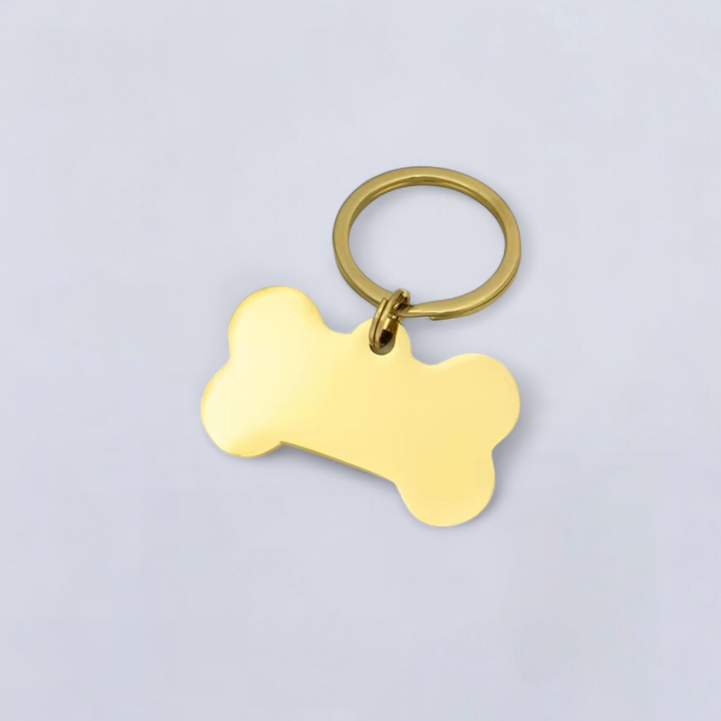 Etiqueta de identificación para mascotas de acero inoxidable, etiqueta personalizada para perros y gatos, texto personalizado grabado en ambos lados en hueso o figura de gato