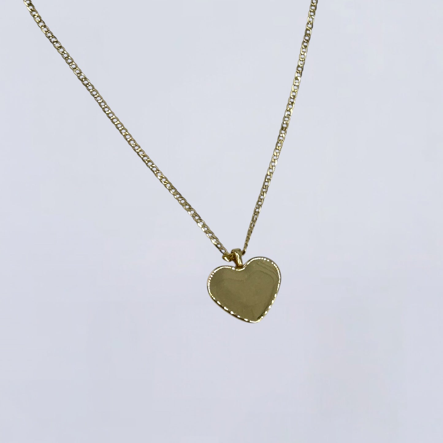 Didiray 14k, acabado premium, chapado en oro. Delicado collar de corazón personalizado con eslabones cubanos, con foto o texto, brillo duradero. Joya duradera, regalo para familiares, amigos y parejas.