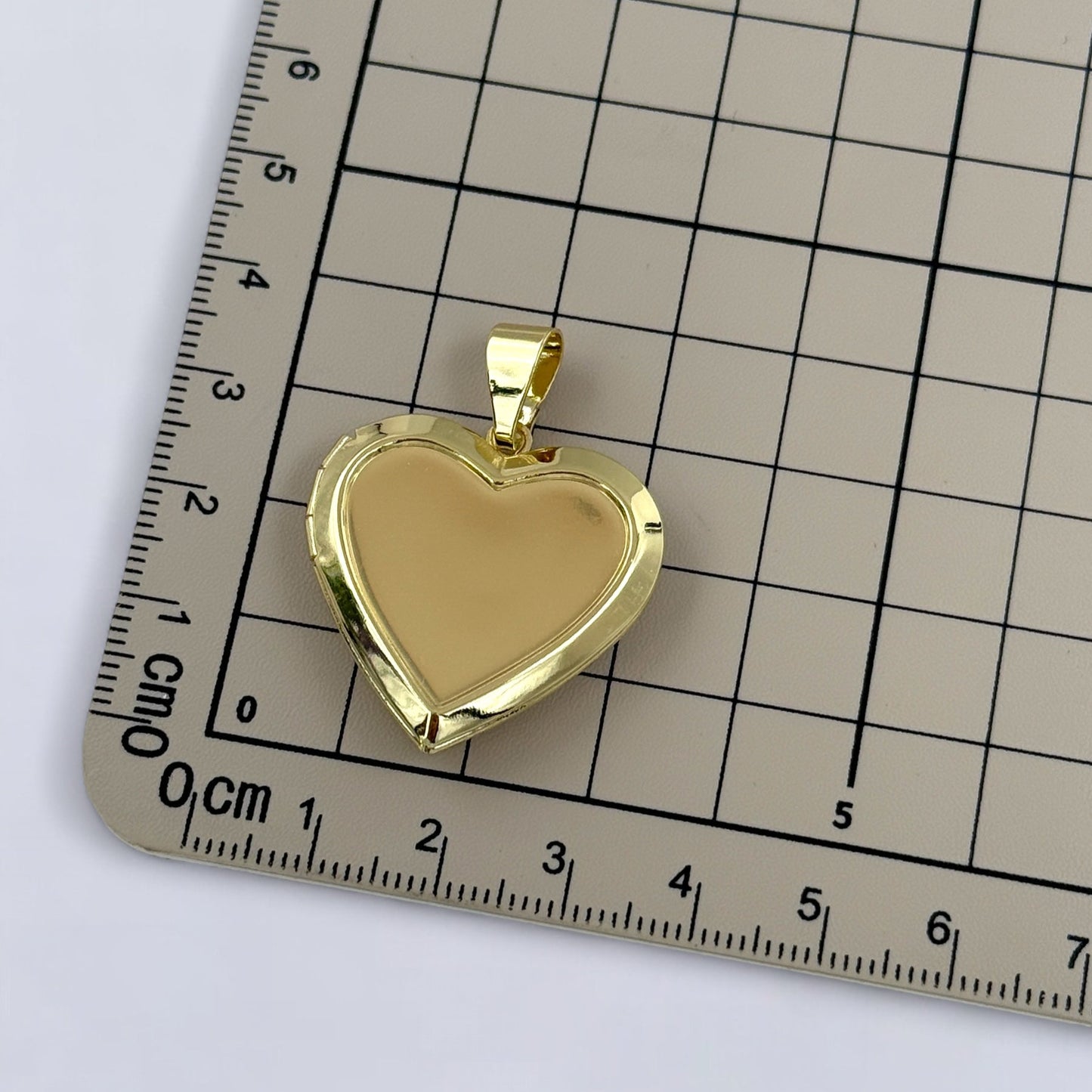 Cadena de eslabones cubanos Didiray bañada en oro de 14k con colgante de corazón para grabar texto o foto. Acabado premium. Brillo duradero. Joyería resistente.Gift for Family, pareja,amigos.