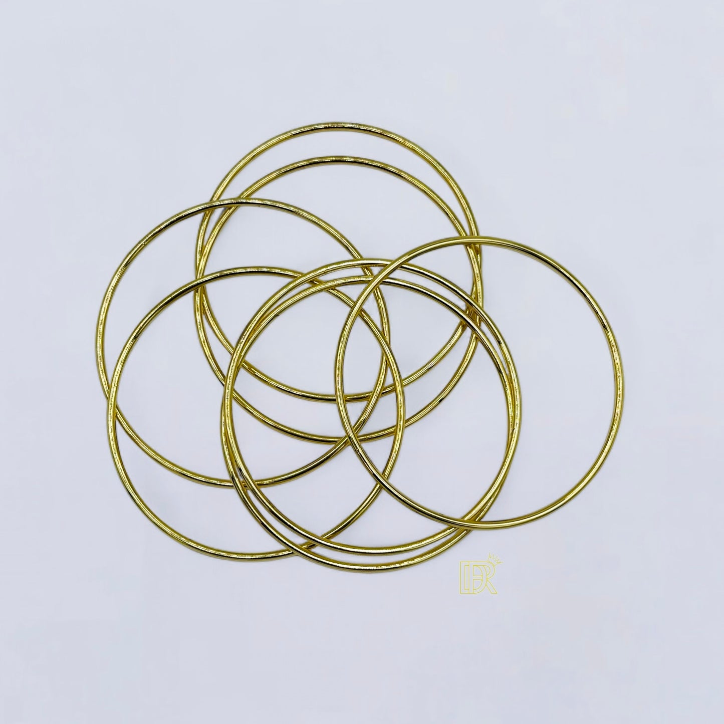 DIDIRAY chapada en oro de 14 k, set de 7 pulseras ,semanario unisex acabado premium reforzado, joyería de brillo duradero.